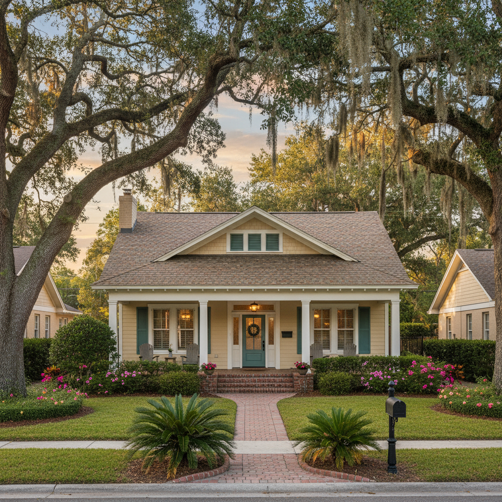 Bartow roofing service page hero for Trimm Roofing