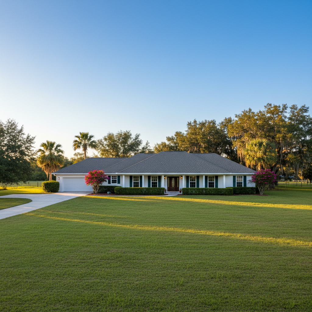 Fort Meade roofing service page hero for Trimm Roofing